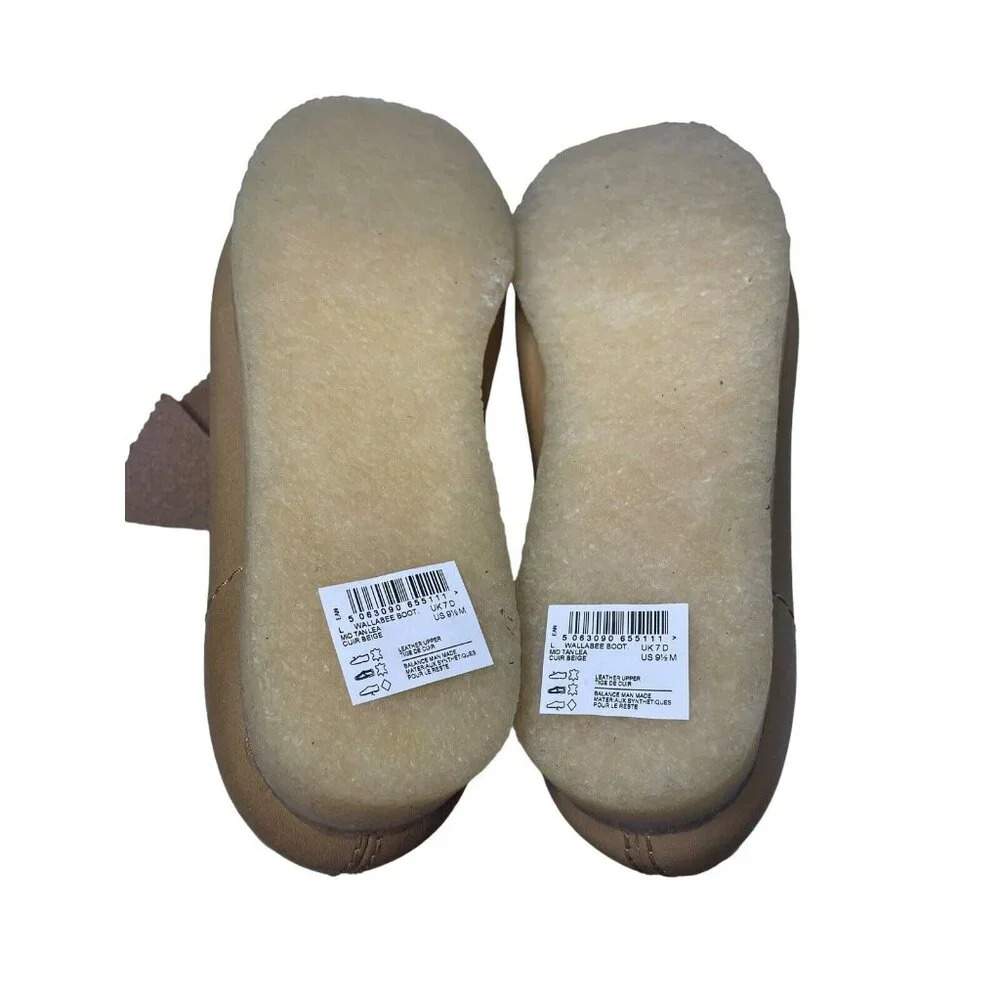 Clarks Original Free People Wallabee Women's Leather Boots Size 9.5 Mid Tan - Picture 11 of 13